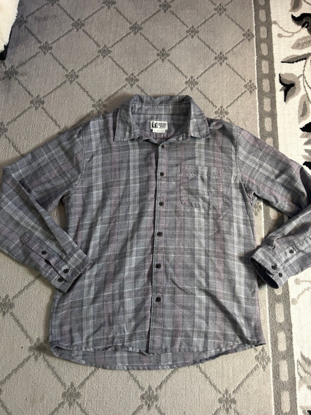 Marmot Fairfax Flannel Plaid Button-Down Shirt